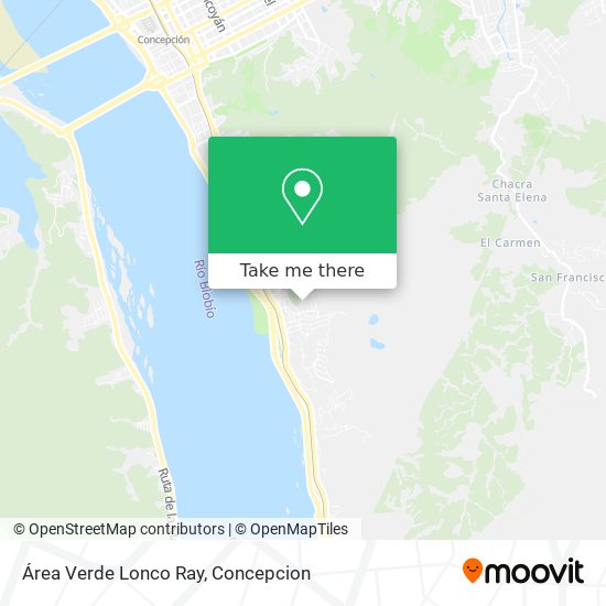 Mapa de Área Verde Lonco Ray