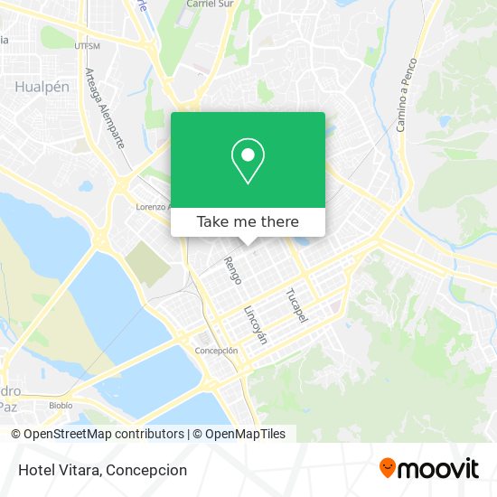Mapa de Hotel Vitara