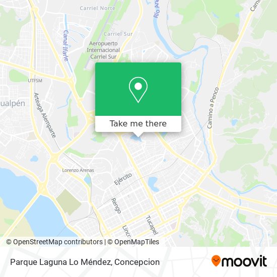 Parque Laguna Lo Méndez map