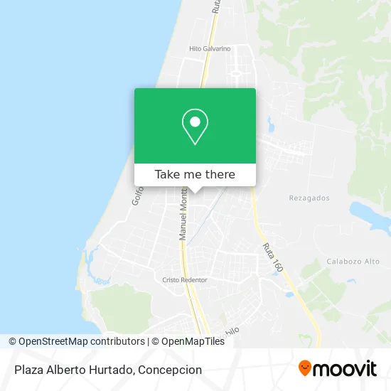 Mapa de Plaza Alberto Hurtado