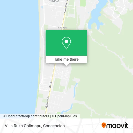 Mapa de Villa Ruka Colimapu
