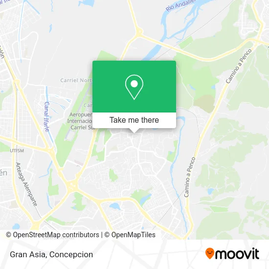Mapa de Gran Asia