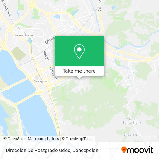 Dirección De Postgrado Udec map