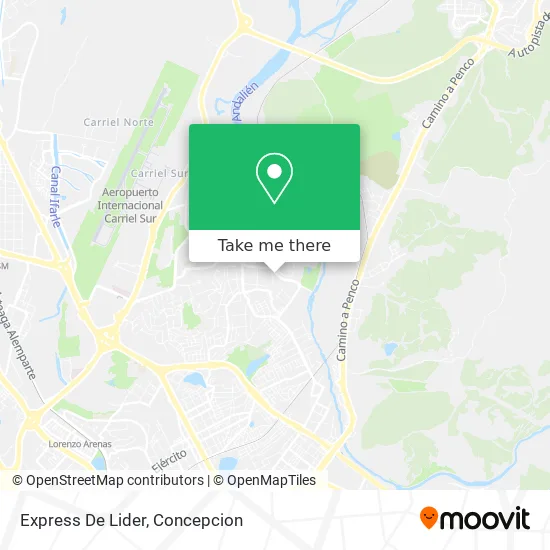 Express De Lider map