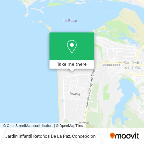 Mapa de Jardin Infantil Retoños De La Paz