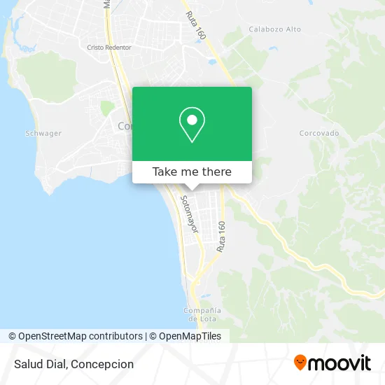 Salud Dial map