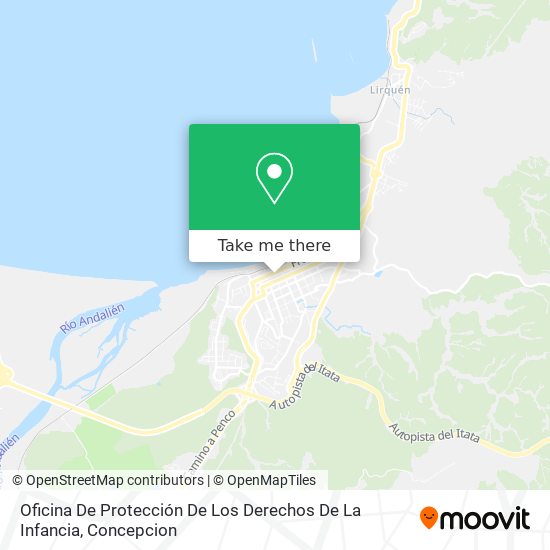 Oficina De Protección De Los Derechos De La Infancia map