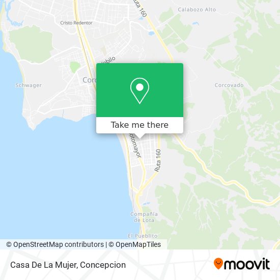 Mapa de Casa De La Mujer