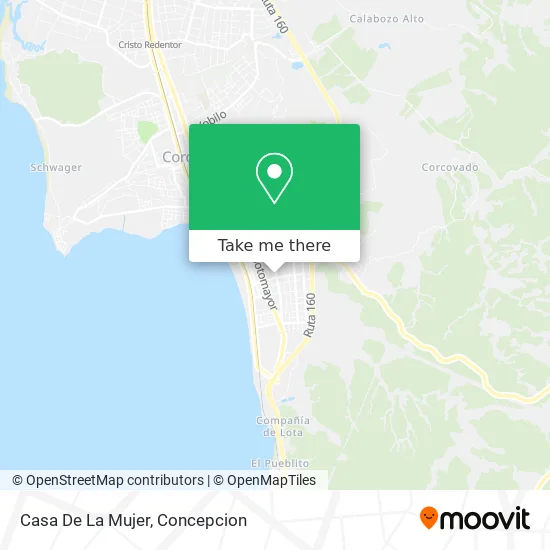 Mapa de Casa De La Mujer