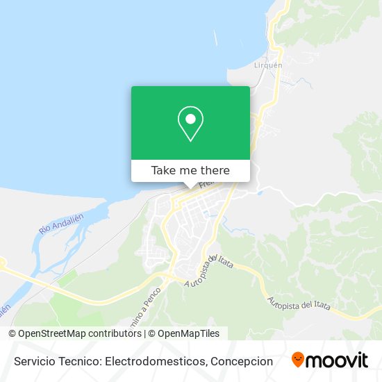 Servicio Tecnico: Electrodomesticos map
