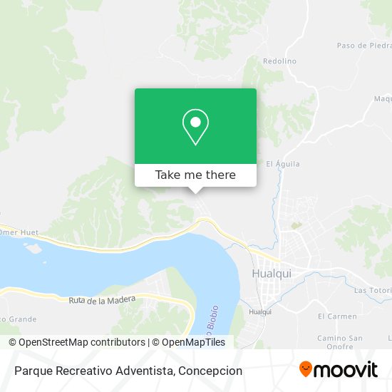 Mapa de Parque Recreativo Adventista