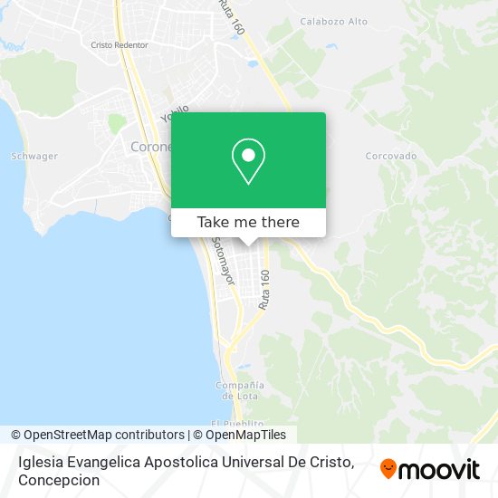 Mapa de Iglesia Evangelica Apostolica Universal De Cristo