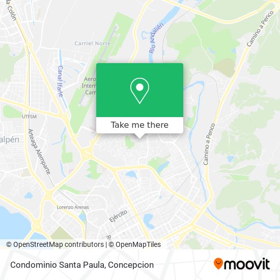 Mapa de Condominio Santa Paula