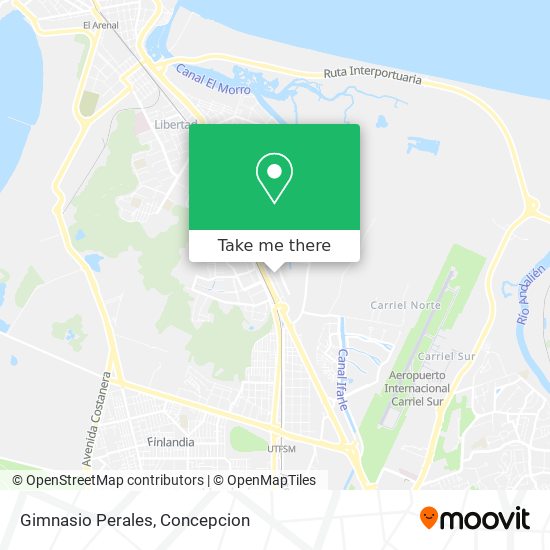 Mapa de Gimnasio Perales