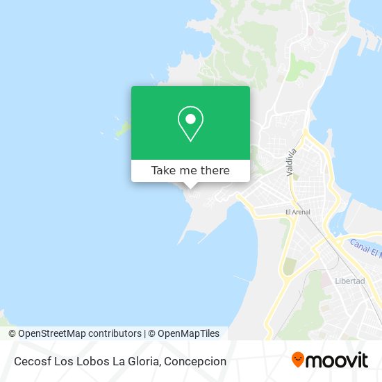 Cecosf Los Lobos La Gloria map