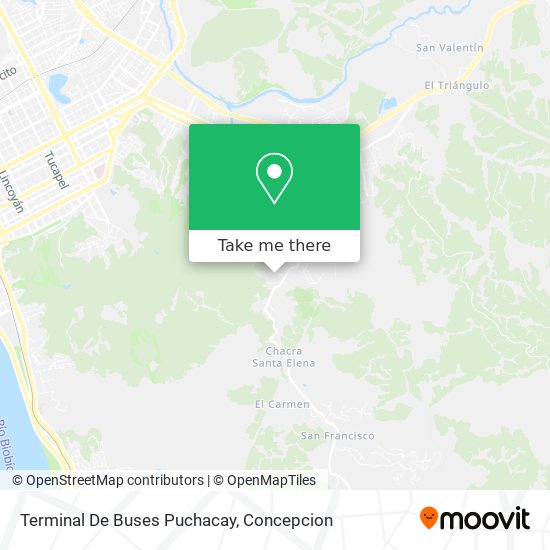 Terminal De Buses Puchacay map