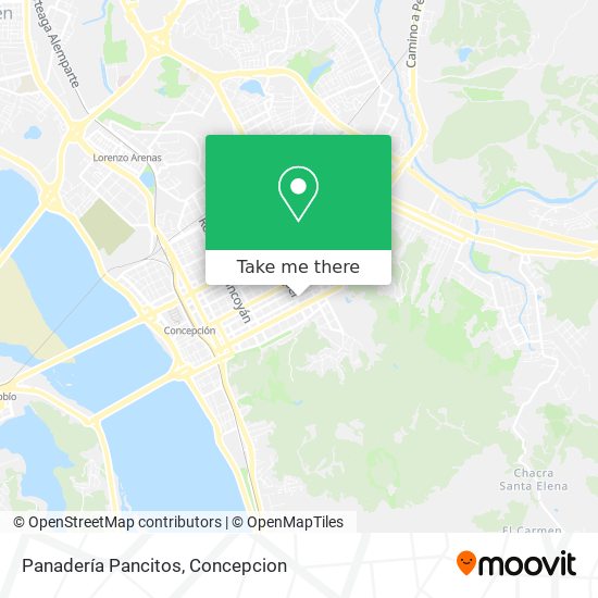 Panadería Pancitos map