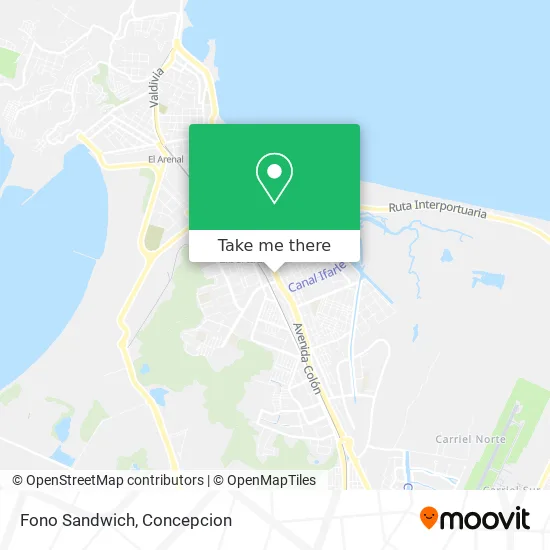 Fono Sandwich map