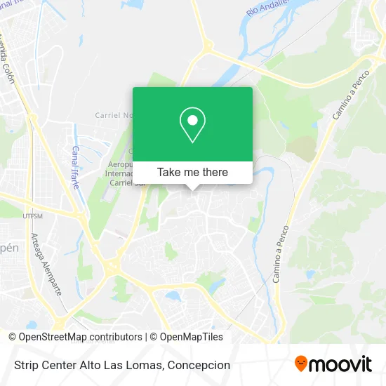 Mapa de Strip Center Alto Las Lomas