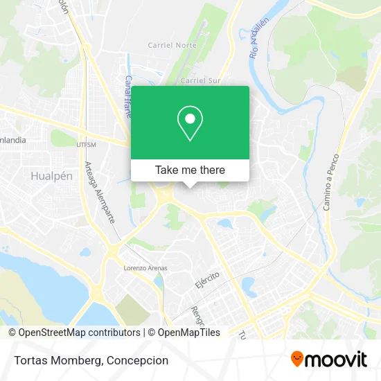 Mapa de Tortas Momberg