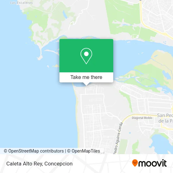 Mapa de Caleta Alto Rey
