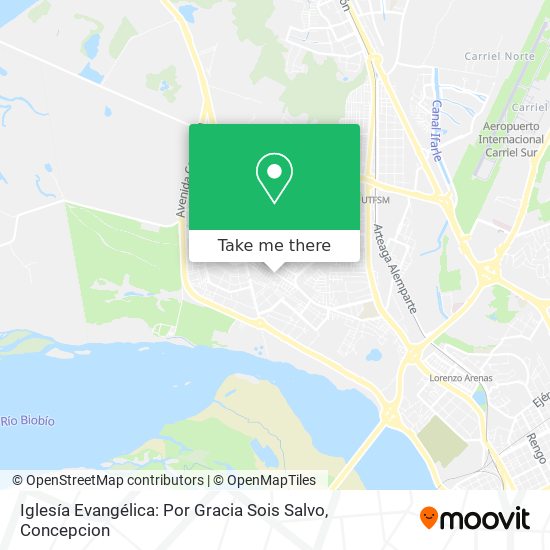 Mapa de Iglesía Evangélica: Por Gracia Sois Salvo