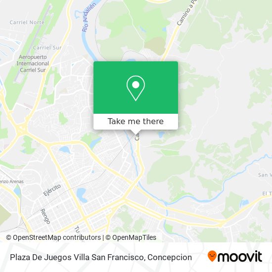 Mapa de Plaza De Juegos Villa San Francisco