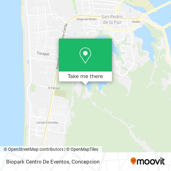 Mapa de Biopark Centro De Eventos