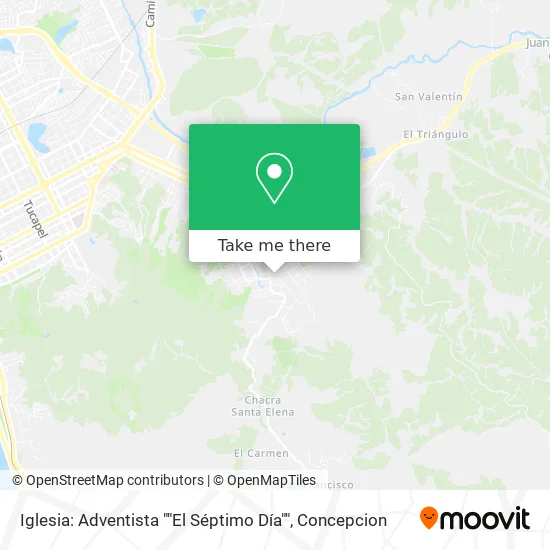 Mapa de Iglesia: Adventista ""El Séptimo Día""