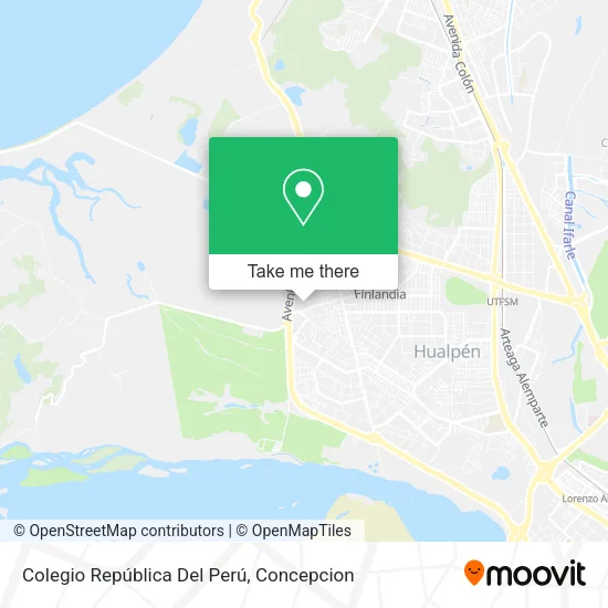 Mapa de Colegio República Del Perú
