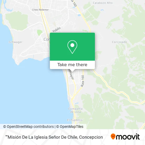 Mapa de ""Misión De La Iglesia Señor De Chile