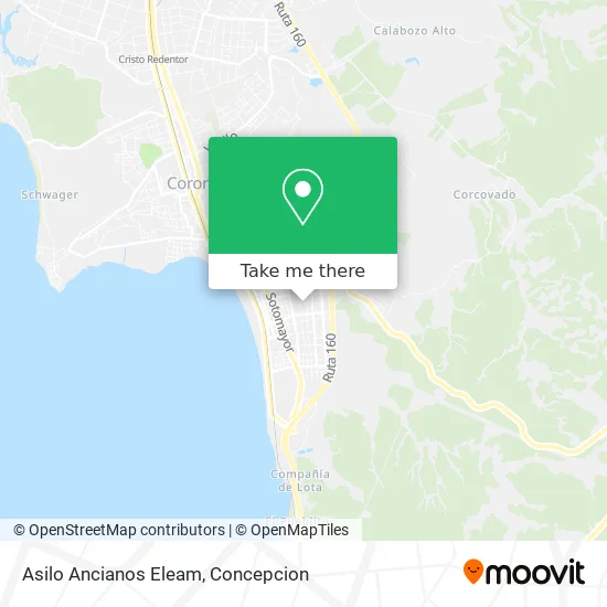 Mapa de Asilo Ancianos Eleam
