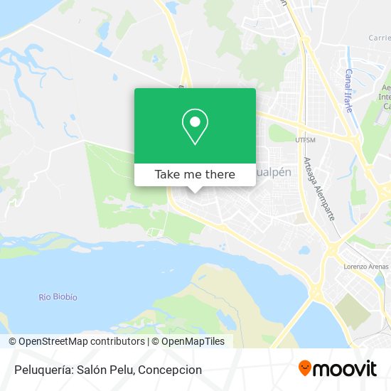 Peluquería: Salón Pelu map