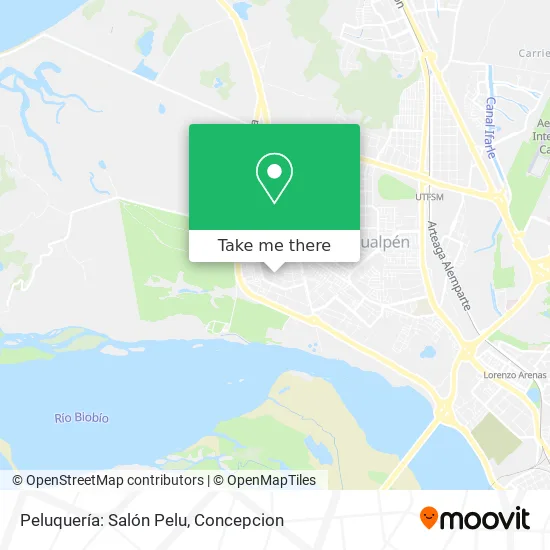 Mapa de Peluquería: Salón Pelu