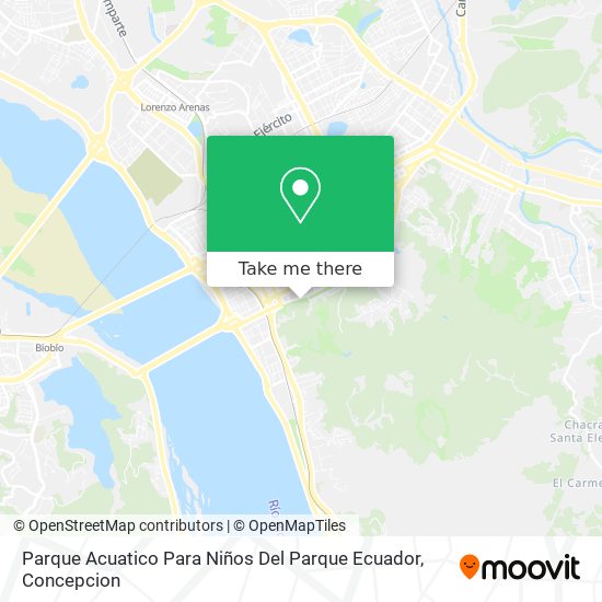 Parque Acuatico Para Niños Del Parque Ecuador map
