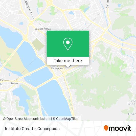 Mapa de Instituto Crearte