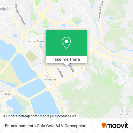 Estacionamiento Colo Colo 646 map