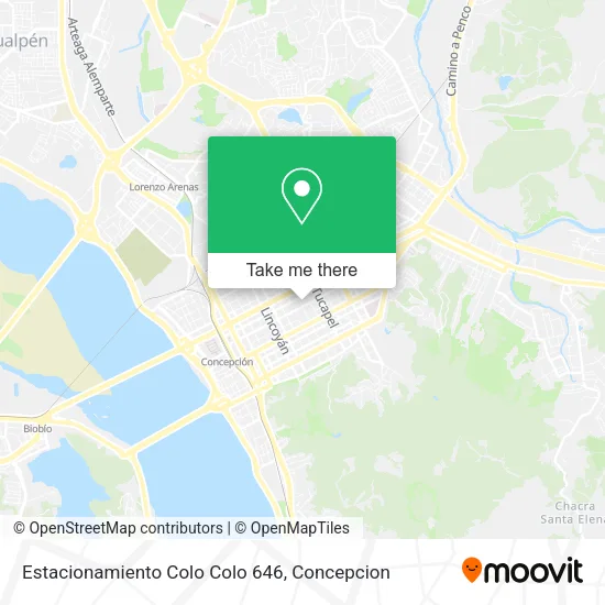 Mapa de Estacionamiento Colo Colo 646