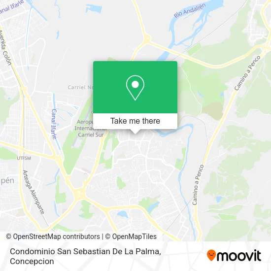 Mapa de Condominio San Sebastian De La Palma