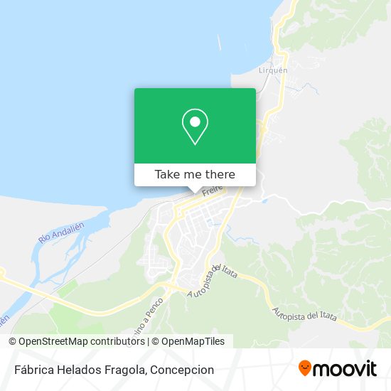 Fábrica Helados Fragola map