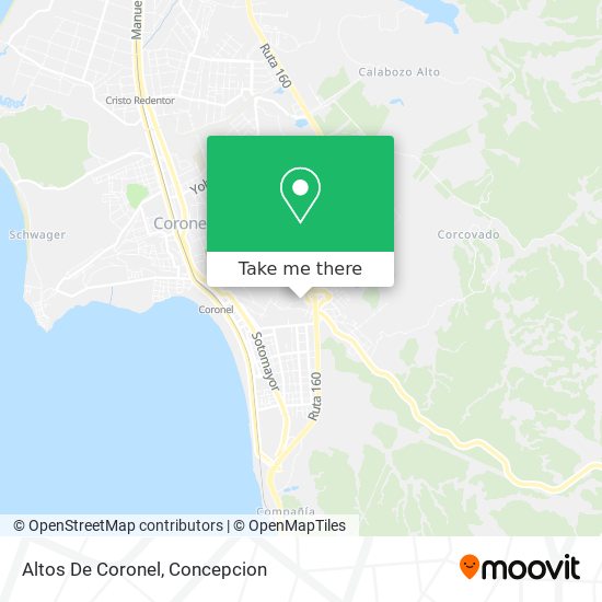 Mapa de Altos De Coronel