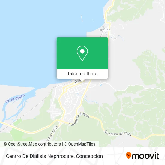 Mapa de Centro De Diálisis Nephrocare
