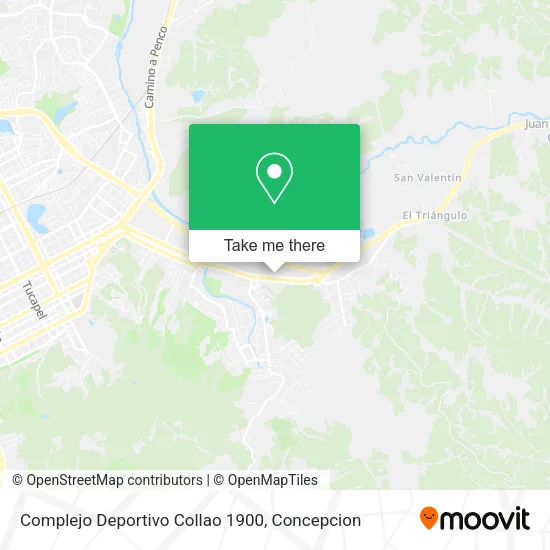 Complejo Deportivo Collao 1900 map