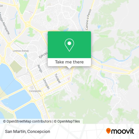 Mapa de San Martín