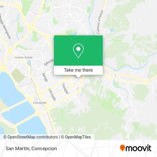 San Martín map