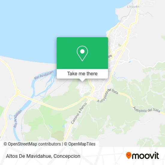 Altos De Mavidahue map