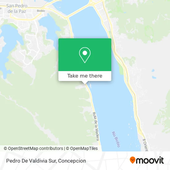 Mapa de Pedro De Valdivia Sur