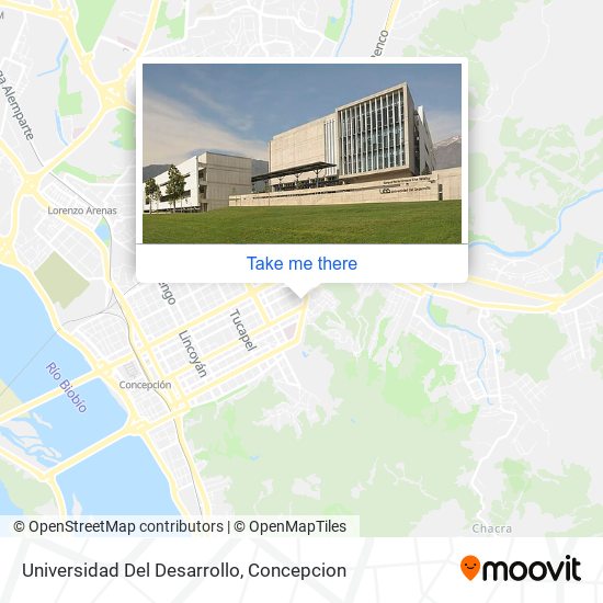 Universidad Del Desarrollo map