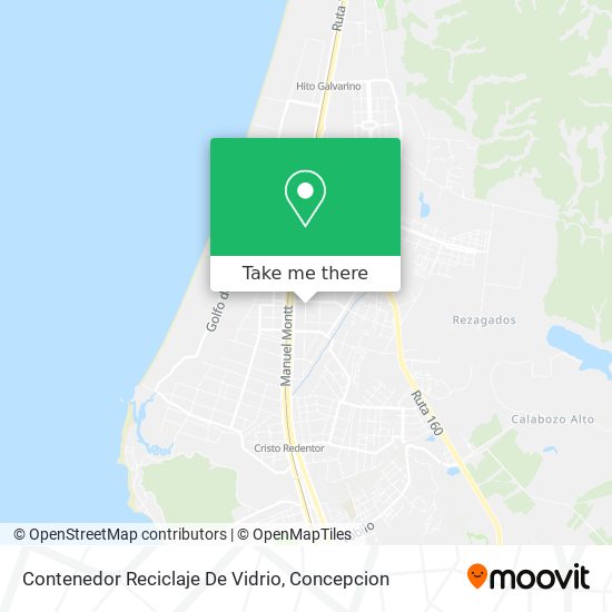 Contenedor Reciclaje De Vidrio map