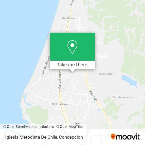 Iglesia Metodista De Chile map